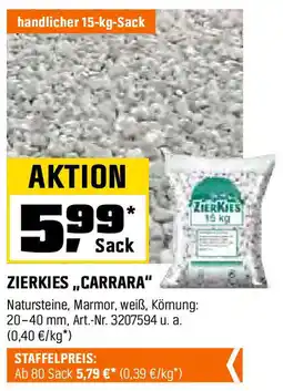 OBI ZIERKIES,,CARRARA" Angebot