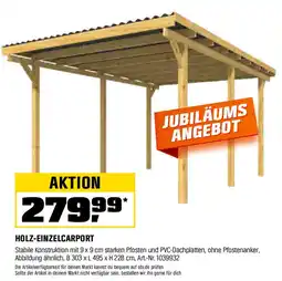 OBI HOLZ-EINZELCARPORT Angebot