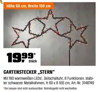 OBI GARTENSTECKER „STERN" Angebot