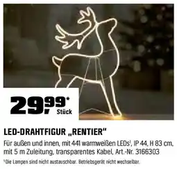 OBI LED-DRAHTFIGUR,,RENTIER" Angebot