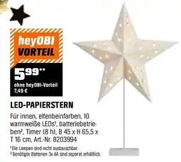 OBI LED-PAPIERSTERN Angebot