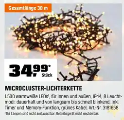 OBI MICROCLUSTER-LICHTERKETTE Angebot