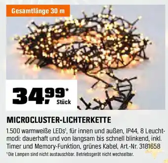 OBI MICROCLUSTER-LICHTERKETTE Angebot