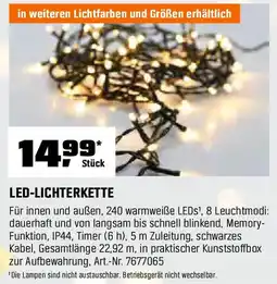 OBI LED-LICHTERKETTE Angebot