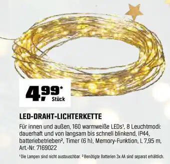 OBI LED-DRAHT-LICHTERKETTE Angebot