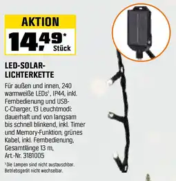 OBI LED-SOLAR- LICHTERKETTE Angebot