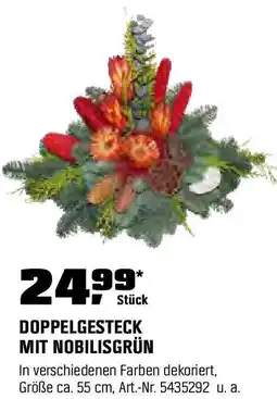 OBI DOPPELGESTECK MIT NOBILISGRÜN Angebot