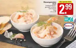 WEZ BEECK Riesengarnelen Aioli Angebot