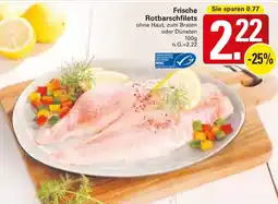 WEZ Frische Rotbarschfilets Angebot