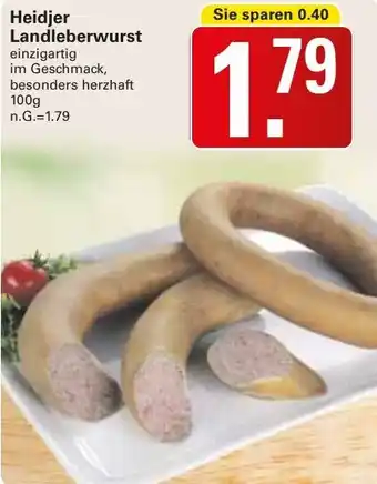 WEZ Heidjer Landleberwurst Angebot