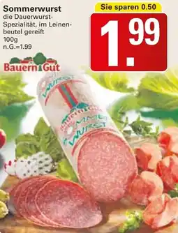 WEZ Bauern Gut Sommerwurst Angebot