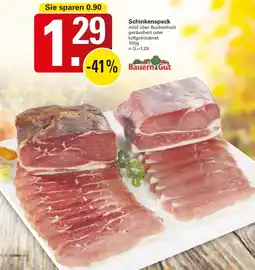 WEZ Bauern Gut Schinkenspeck Angebot