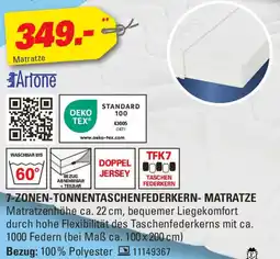 Höffner Artone 7-zonen-tonnentaschenfederkern matratze Angebot