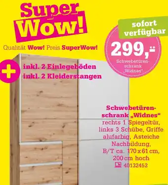 Höffner Schwebetürenschrank ,,Widnes" Angebot