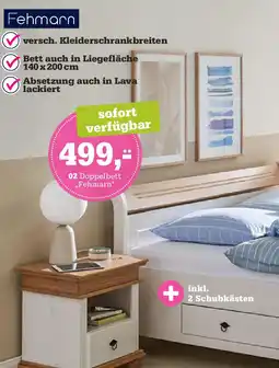 Höffner Doppelbett „Fehmarn" Angebot