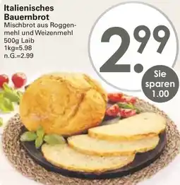 WEZ Italienisches Bauernbrot Angebot