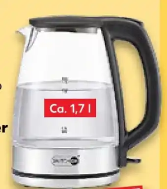 Kaufland Switch On Wasserkocher SWGF 3000 C2 Angebot
