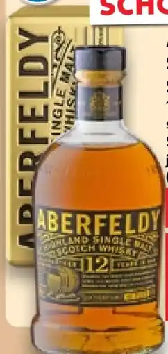 Kaufland Aberfeldy Highland Single Malt Scotch Whisky 12 Jahre Angebot