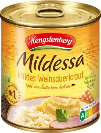 Kaufland Hengstenberg Mildessa Mildes Weinsauerkraut Angebot
