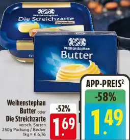 Edeka Weihenstephan Butter oder Die Streichzarte Angebot