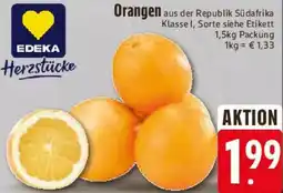 Edeka EDEKA Herzstücke Orangen Angebot