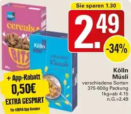 WEZ Kölln Müsli Angebot
