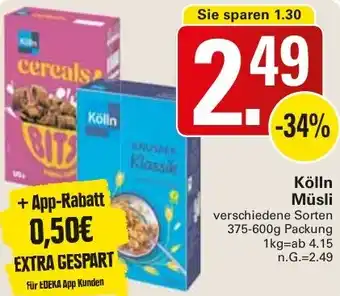WEZ Kölln Müsli Angebot