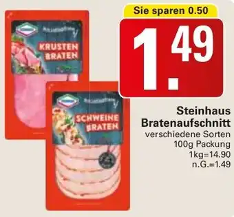 WEZ Steinhaus Bratenaufschnitt Angebot