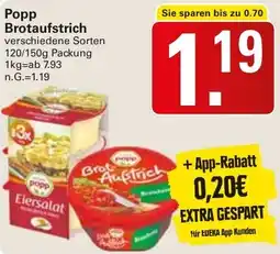 WEZ Popp Brotaufstrich Angebot