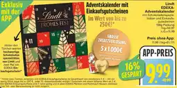 WEZ Lindt EDEKA Adventskalender Angebot
