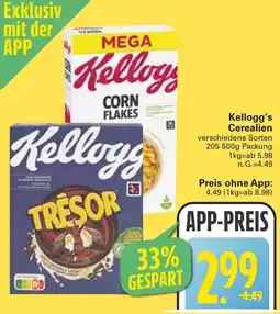WEZ Kellogg's Cerealien Angebot