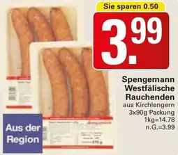 WEZ Spengemann Westfälische Rauchenden Angebot