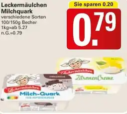 WEZ Leckermäulchen Milchquark Angebot