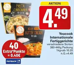 WEZ Youcook Internationale Fertiggerichte Angebot