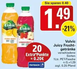 WEZ Volvic Juicy Fruchtgetränke Angebot