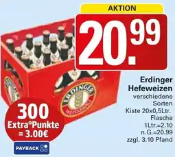 WEZ Erdinger Hefeweizen Angebot