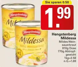 WEZ Hengstenberg Mildessa Angebot