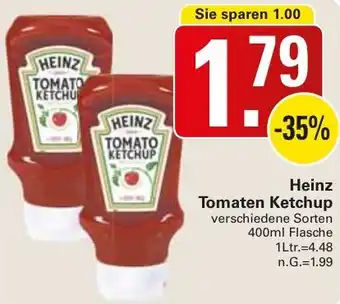 WEZ Heinz Tomaten Ketchup Angebot