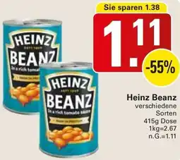WEZ Heinz Beanz Angebot