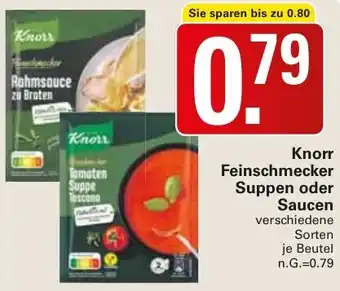 WEZ Knorr Feinschmecker Suppen oder Saucen Angebot