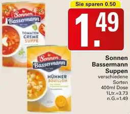 WEZ Sonnen Bassermann Suppen Angebot