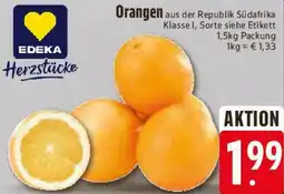 E-Center EDEKA Herzstücke Orangen Angebot