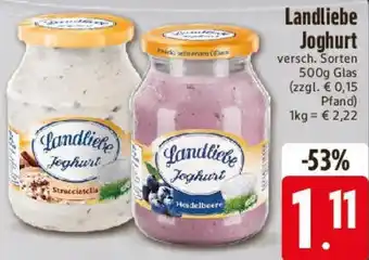 E-Center Landliebe Joghurt Angebot
