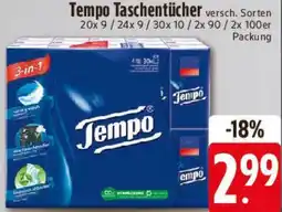 E-Center Tempo Taschentücher Angebot
