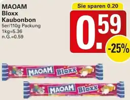 WEZ MAOAM Bloxx Kaubonbon Angebot