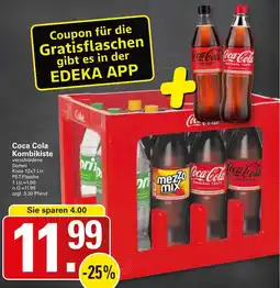 WEZ Coca Cola Kombikiste Angebot
