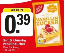 WEZ Gut & Günstig Vanillinzucker Angebot
