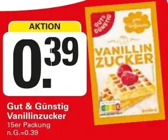 WEZ Gut & Günstig Vanillinzucker Angebot