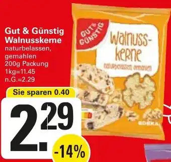 WEZ Gut & Günstig Walnusskerne Angebot