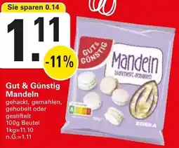 WEZ Gut & Günstig Mandeln Angebot